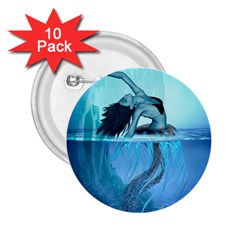 Wonderful Jellyfish Women 2 25  Buttons (10 Pack)  by FantasyWorld7