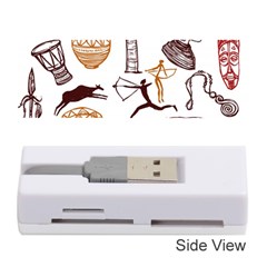 Africa Doodle Set Memory Card Reader (stick) by Wegoenart