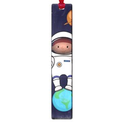 Boy Spaceman Space Rocket Ufo Planets Stars Large Book Marks