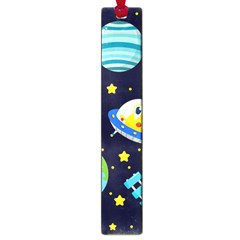 Space Seamless Pattern Large Book Marks