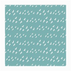 Group Of Birds Flying Graphic Pattern Medium Glasses Cloth