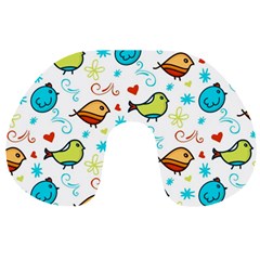 Birds Pattern Design Travel Neck Pillow