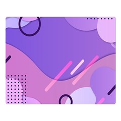 Colorful-abstract-wallpaper-theme Double Sided Flano Blanket (large) 