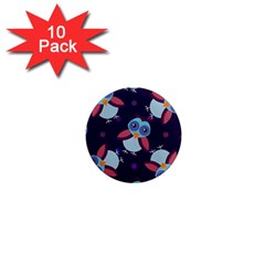 Owl-pattern-background 1  Mini Magnet (10 Pack) 