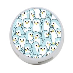 Penguins Pattern 4-port Usb Hub (two Sides)
