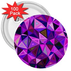 Triangular-shapes-background 3  Buttons (100 Pack) 