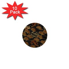 Oriental-traditional-seamless-pattern 1  Mini Buttons (10 Pack)  by Vaneshart