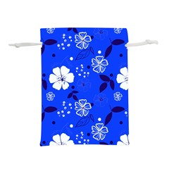 Blooming Seamless Pattern Blue Colors Lightweight Drawstring Pouch (m) by BangZart