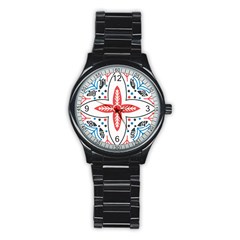 Motif Stainless Steel Round Watch by Sobalvarro