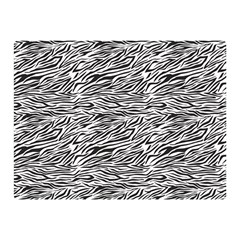 Zebra Pattern - Zebras And Horses - African Animals Double Sided Flano Blanket (mini)  by DinzDas