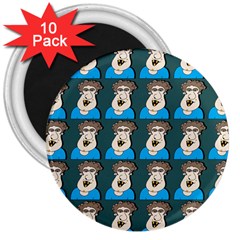 Village Dude - Hillbilly And Redneck - Trailer Park Boys 3  Magnets (10 Pack)  by DinzDas