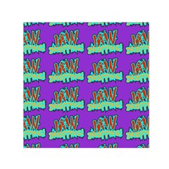 Jaw Dropping Comic Big Bang Poof Small Satin Scarf (square) by DinzDas