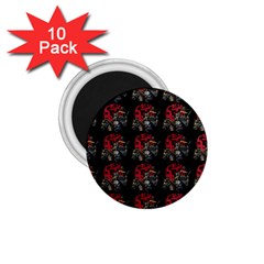 Middle Ages Knight With Morning Star And Horse 1 75  Magnets (10 Pack)  by DinzDas