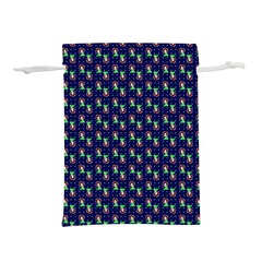 Headphones Girl Blue Lightweight Drawstring Pouch (m)
