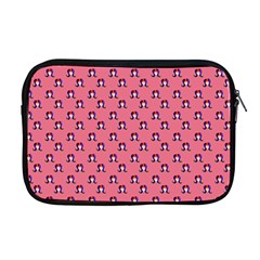 60s Ombre Hair Girl Pink Apple Macbook Pro 17  Zipper Case by snowwhitegirl