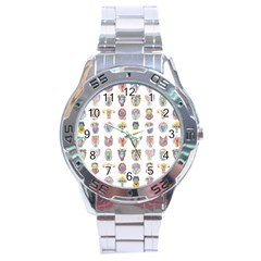 Female Reproductive System  Stainless Steel Analogue Watch