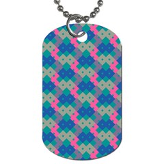 Geo Puzzle Dog Tag (two Sides)