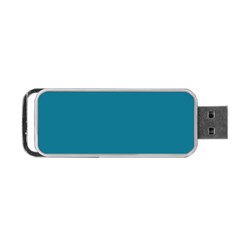 Mosaic Blue Pantone Solid Color Portable Usb Flash (one Side) by FlagGallery