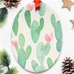 Photography-backdrops-for-baby-pictures-cactus-photo-studio-background-for-birthday-shower-xt-5654 Oval Ornament (Two Sides) Front