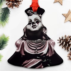 Angel Crying Blood Dark Style Poster Christmas Tree Ornament (two Sides) by dflcprintsclothing