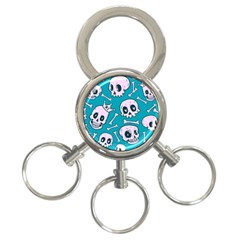 Skull 3-ring Key Chain by Sobalvarro