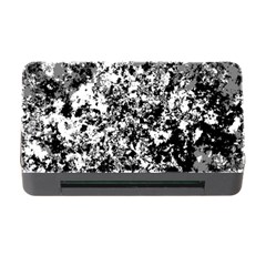Black And White Grunge Stone Memory Card Reader With Cf by SpinnyChairDesigns