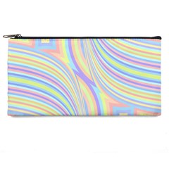 Pastel Color Stripes  Pencil Case by SpinnyChairDesigns