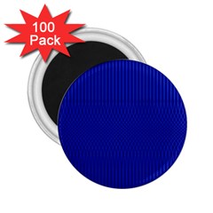 Cobalt Blue Color Stripes 2 25  Magnets (100 Pack)  by SpinnyChairDesigns