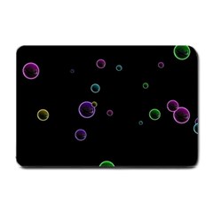 Bubble In Dark Small Doormat  by Sabelacarlos