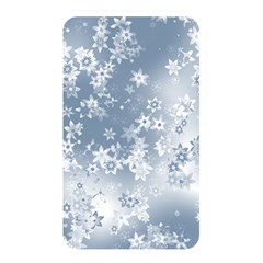 Faded Blue White Floral Print Memory Card Reader (rectangular) by SpinnyChairDesigns