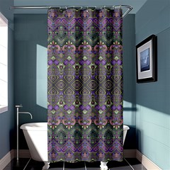 Boho Hearts And Flowers Shower Curtain 36  X 72  (stall)  by SpinnyChairDesigns