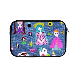Blue Denim And Drawings Apple Macbook Pro 13  Zipper Case by snowwhitegirl