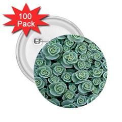 Realflowers 2 25  Buttons (100 Pack) 