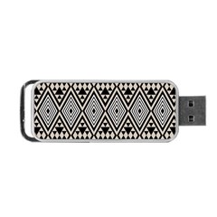 Abstract Boho Style Geometric Portable Usb Flash (two Sides) by tmsartbazaar