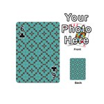 Tiles Playing Cards 54 Designs (Mini) Front - Club6