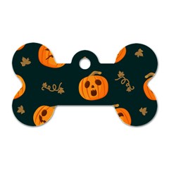 Halloween Dog Tag Bone (two Sides) by Sobalvarro