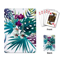 Tropical Flowers Playing Cards Single Design (rectangle) by goljakoff