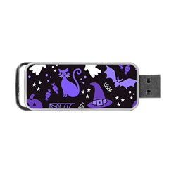 Halloween Party Seamless Repeat Pattern  Portable Usb Flash (one Side) by KentuckyClothing