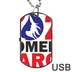 Womens March Dog Tag Usb Flash (one Side)