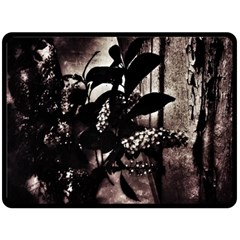 Dark Spring Fleece Blanket (large)  by MRNStudios