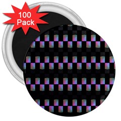 Pinkshades 3  Magnets (100 Pack)