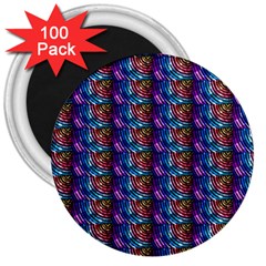 Abstract Illusion 3  Magnets (100 Pack)