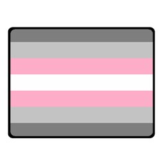 Demigirl Pride Flag Lgbtq Double Sided Fleece Blanket (small)  by lgbtnation