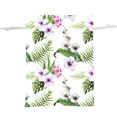 Summer Flowers  Lightweight Drawstring Pouch (xl) by goljakoff
