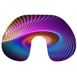 Fractal Illusion Travel Neck Pillow Back