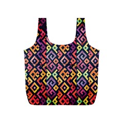 Square Pattern 2 Full Print Recycle Bag (s) by designsbymallika