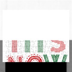 Let It Snow Rectangular Jigsaw Puzzl by NoHang