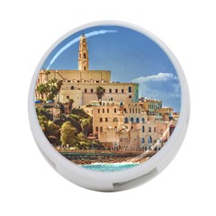 Old Jaffa Cityscape, Israel 4-port Usb Hub (one Side) by dflcprintsclothing