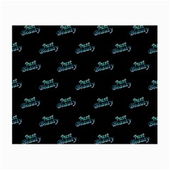 Just Beauty Words Motif Print Pattern Small Glasses Cloth by dflcprintsclothing