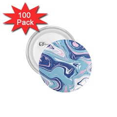 Blue Vivid Marble Pattern 12 1 75  Buttons (100 Pack)  by goljakoff